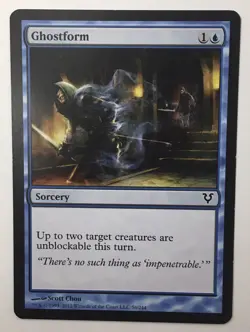 Ghostform MTG 2012 Blue Sorcery 56/244 Avacyn Restored Common Trading Card - Image 1