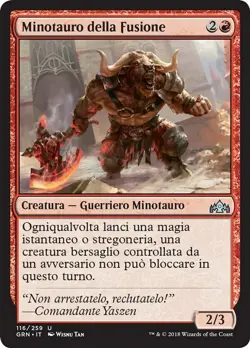 MTG Magic GRN Guilds of Ravnica - 1x ITA EX 116 U Minotauro della Fusione - Image 1