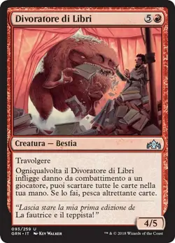 MTG Magic GRN Guilds of Ravnica - 1x ITA EX 093 U Divoratore di Libri - Image 1