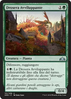 MTG Magic GRN Guilds of Ravnica - 1x ITA EX 131 U Drosera Avviluppante - Image 1