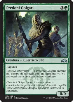 MTG Magic GRN Guilds of Ravnica - 1x ITA EX 130 U Predoni Golgari - Image 1