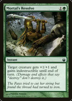 MTG Mortal's Resolve Born of the Gods Near Mint English Magic Card 🧙🏽29 - Image 1