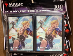 100 Ultra PRO - Final Fantasy x Universes Beyond Tidus (Commander) Sleeves MTG - Image 1