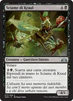 MTG Magic GRN Guilds of Ravnica - 1x ITA EX 073 U Sciame di Kraul - Image 1