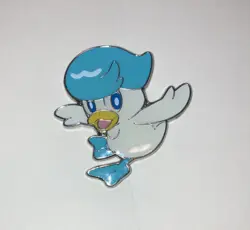 Official Pokemon Collector's Quaxly Pin - Paldea Collection Box Exclusive - Image 1