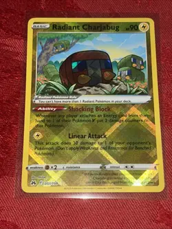 Pokemon - Radiant Charjabug - Sword & Shield Crown Zenith 051/159 Holo Rare - Image 1
