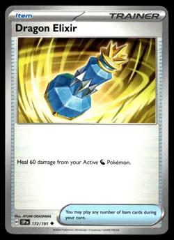 Dragon Elixir 172/191 Pokemon SV08: Surging Sparks Non Holo - Image 1
