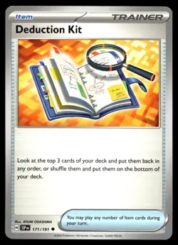 Deduction Kit 171/191 Pokemon SV08: Surging Sparks Non Holo - Image 1