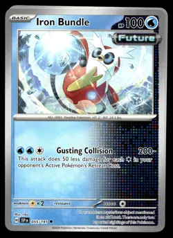 Iron Bundle 055/191 Pokemon SV08: Surging Sparks Non Holo - Image 1