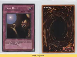 Trap Hole Unlimited YuGiOh Starter Deck Kaiba Evolution #SKE-042 2004 READ i3a - Image 3