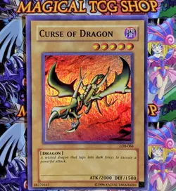 Yugioh Curse of Dragon Legend of Blue-Eyes White Dragon Super Rare LOB-066 - Image 3
