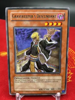 Gravekeeper's Descendant ABPF-EN028 Yugioh Absolute Powerforce Rare Unlimited LP - Image 1