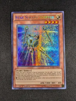 Yugioh - Star Seraph Scepter WSUP-EN018 1st Edition Prismatic Secret Rare NM - Image 1