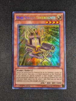 Yugioh - Star Seraph Sovereignty WSUP-EN020 1st Edition Prismatic Secret Rare NM - Image 1