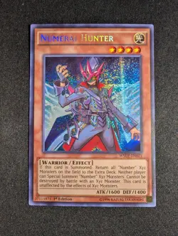 Yugioh - Numeral Hunter WSUP-EN021 1st Edition Prismatic Secret Rare NM - Image 1