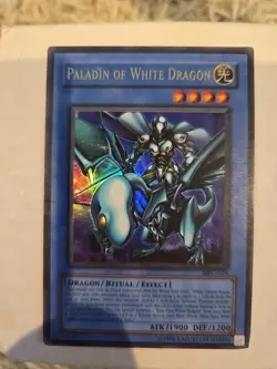 Yugioh Paladin Of White Dragon MFC-026 Unlimited Ultra Rare MP - Image 1