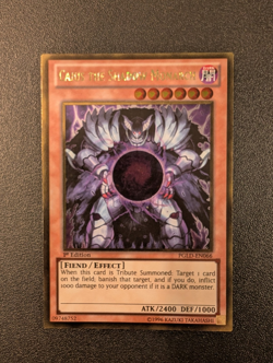Caius the Shadow Monarch PGLD-EN066 Gold Rare 1st Edition Yugioh Set X2 - Image 2
