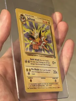 1999 Pokemon TCG Jolteon Jungle 20/64 Rare Vintage Card WOTC Non Holo NM - Image 5