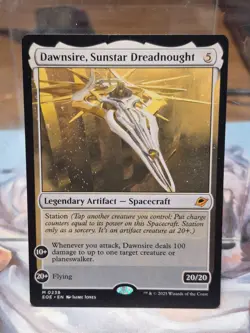 M 0238 Dawnsire, Sunstar Dreadnought EOE Mythic Rare Edge of Eternities MTG Card - Image 1