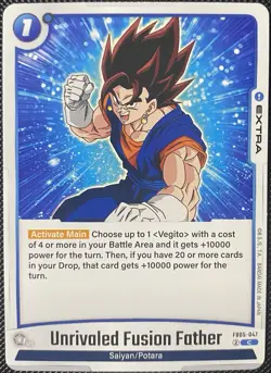 Dragon Ball Super Card Game New Adventure Unrivaled Fusion Father FB05-047 DBZ - Image 1