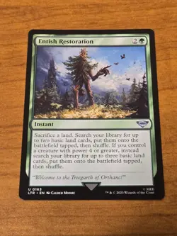 MTG Lord of the Rings - Entish Restoration - LTR 163 - Regular - Image 1