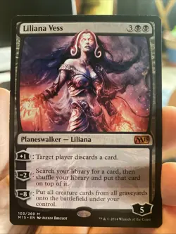 Liliana Vess 103/269 M15 2015 Core Set Black Planeswalker Mythic English MTG - Image 1