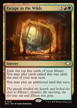 1x - Escape to the Wilds - CMR: Edge of Eternities - NM MTG - Image 1