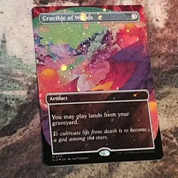 MTG Secret Lair Crucible Of Worlds Galaxy Foil Magic The Gathering Alien Auroras - Image 3