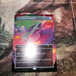 MTG Secret Lair Crucible Of Worlds Galaxy Foil Magic The Gathering Alien Auroras - Image 4