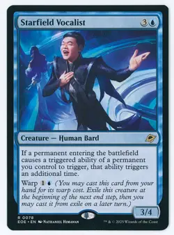 Starfield Vocalist #0078 MTG Edge Of Eternities Magic The Gathering - Image 1