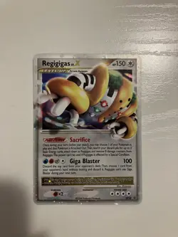 Regigigas LV.X DP30 Diamond & Pearl Black Star Promo Holo Pokemon TCG Card LP - Image 1