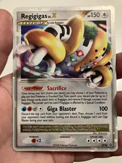 Regigigas LV.X DP30 Diamond & Pearl Black Star Promo Holo Pokemon TCG Card LP - Image 2