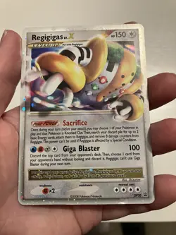 Regigigas LV.X DP30 Diamond & Pearl Black Star Promo Holo Pokemon TCG Card LP - Image 3