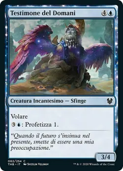 MTG Magic THB Theros Beyond Death - 1x ITA NM 082 C Testimone del Domani - Image 1