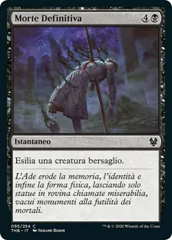 MTG Magic THB Theros Beyond Death - 1x ITA NM 095 C Morte Definitiva - Image 1