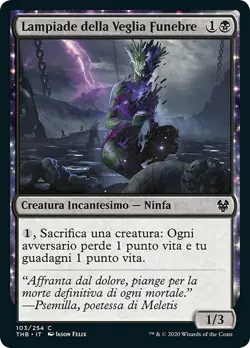 MTG Magic THB Theros Beyond Death - 1x ITA NM 103 C Lampiade della Veglia - Image 1