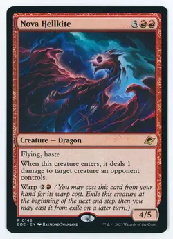 Nova Hellkite #0148 MTG Edge of Eternities Magic The Gathering - Image 1