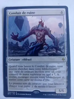 Conduit de Ruine - Conduit of Ruin - Magic MTG - Exc FR * 1 - Image 1