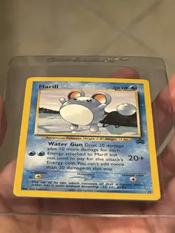 2000 POKEMON TCG Marill 29/53 Wotc Black Star Promo Rare Vintage Card NM - Image 3