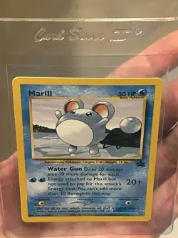 2000 POKEMON TCG Marill 29/53 Wotc Black Star Promo Rare Vintage Card NM - Image 4