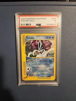 2003 Pokemon Aquapolis Suicune Holo #H25 PSA 5 - Image 1