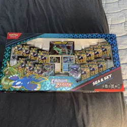 Pokemon Crown Zenith Sea and Sky Premium Collection Box Factory Sealed 14 PACKS - Image 1