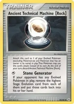 Ancient Technical Machine [Rock] (#85/101) - Reve EX - Hidden Legends LP Pokemon - Image 1