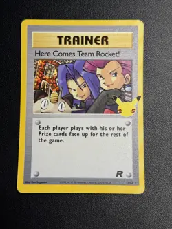 Here Comes Team Rocket! 15/82 Celebrations 25th Anniversary Holo Pokemon TCG nm - Image 1