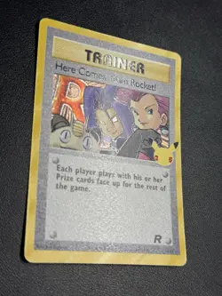 Here Comes Team Rocket! 15/82 Celebrations 25th Anniversary Holo Pokemon TCG nm - Image 2