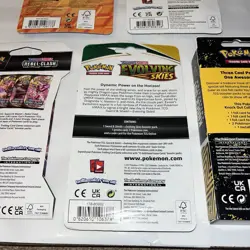 Pokemon Evolving Blister Pack Factory Sealed Chilling Reign Blister Storm Siege - Image 3