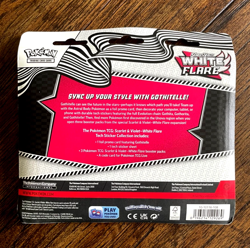 Pokemon TCG Scarlet Violet 10.5 White Flare 3Pk Blister Tech Sticker Collection - Image 2