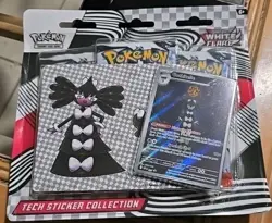Pokemon TCG Scarlet Violet 10.5 White Flare 3Pk Blister Tech Sticker Collection - Image 1