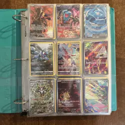 Old Binder Full of Pokemon Cards With Few Modern - Image 1