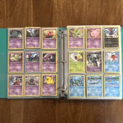 Old Binder Full of Pokemon Cards With Few Modern - Image 4